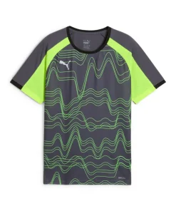 Puma Junior Jersey Individual LIGA Graphic Puma Galactic Gray/Yellow Alert