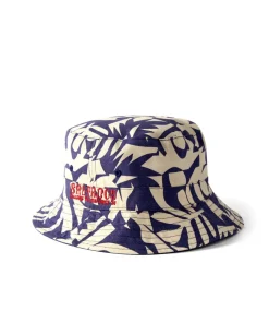 SALTROCK REVERSIBLE BUCKET HAT DARK BLUE