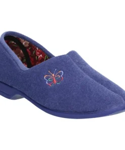 Mirak Bouquet Slipper Blueberry