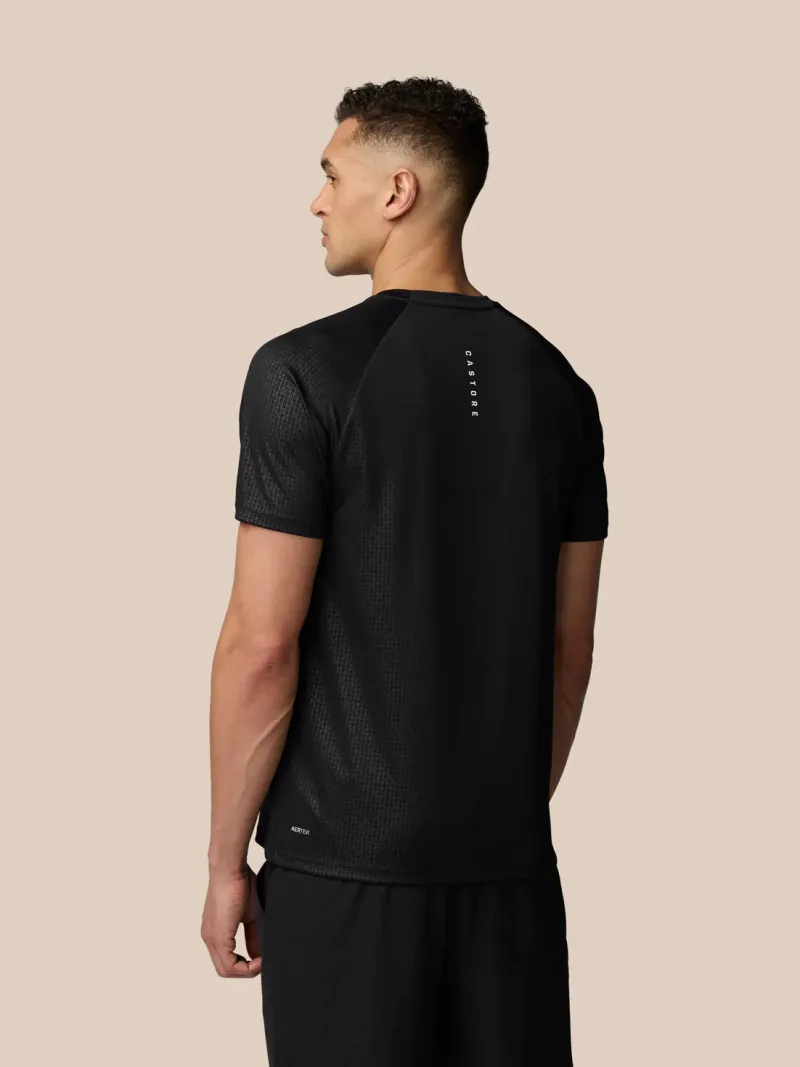 CASTORE MENS ADAPT AOP TRAINING T-SHIRT BLACK/WHITE - Image 2