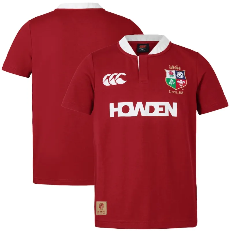 British & Irish Lions Adults Jersey SS Classic Red - Image 2