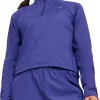 Puma Run CloudSpun Half Zip Long Sleeve Womens Running Top - Blue