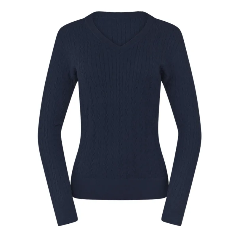 PURE GOLF SUZIE SUERWEIGHT JUMPER NAVY - Image 3