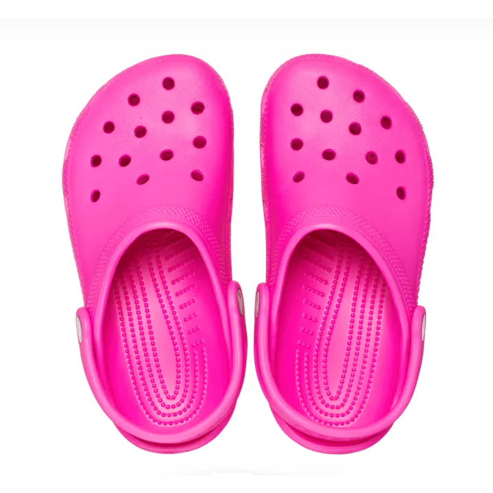 Crocs Girls Classic Clog K Pink Crush - Image 2