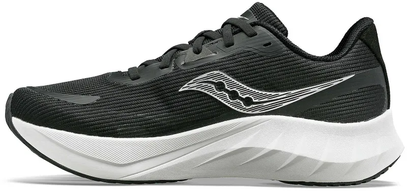 Saucony Tide 2 Mens Running Shoes - Black - Image 3