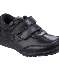 Mirak Billy Touch Fastening School Shoes Black