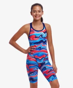 FUNKITA GIRLS FAST LEGS ONE PIECE LEGSUIT  WAVE CRAZE