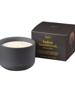 Aery Living Indian Sandalwood Triple Wick Candle Pink Pepper/Raspberry/Tonka & Tobacco