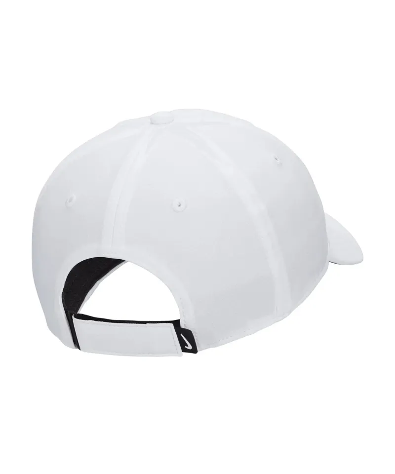 NIKE CLUB CAP WHITE/BLACK - Image 2