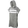 NORTHCORE 2025 BEACH BASHA STRIPE HOODED CHANGE TOWEL GREY