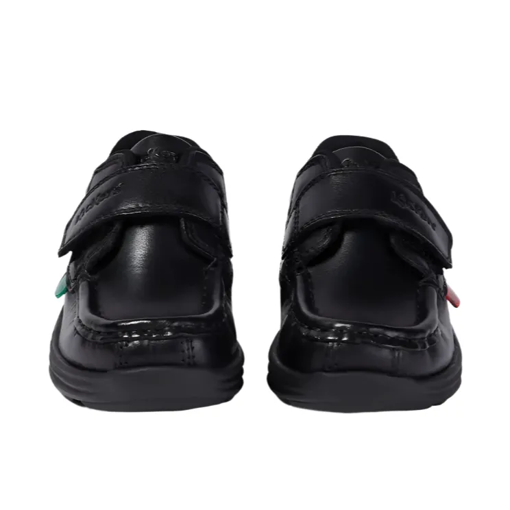 Kickers Infant Boys Shoe Reasan Strap Leather Black - Image 3