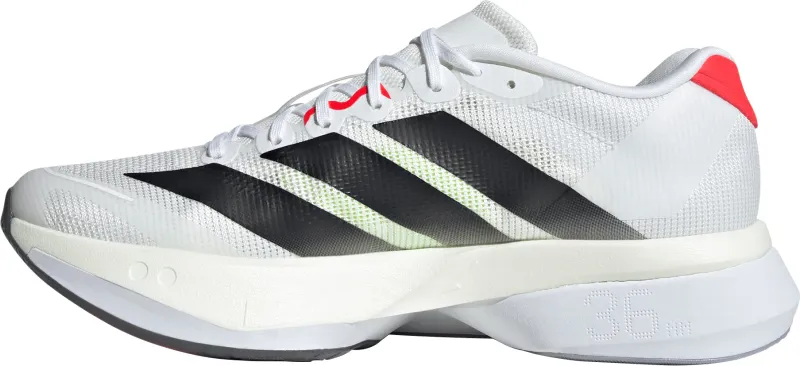 adidas Adizero Boston 13 Womens Running Shoes - White - Image 3