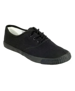 Mirak Plimsolls Lace Up Black