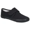 Mirak Plimsolls Touch Fastening Black