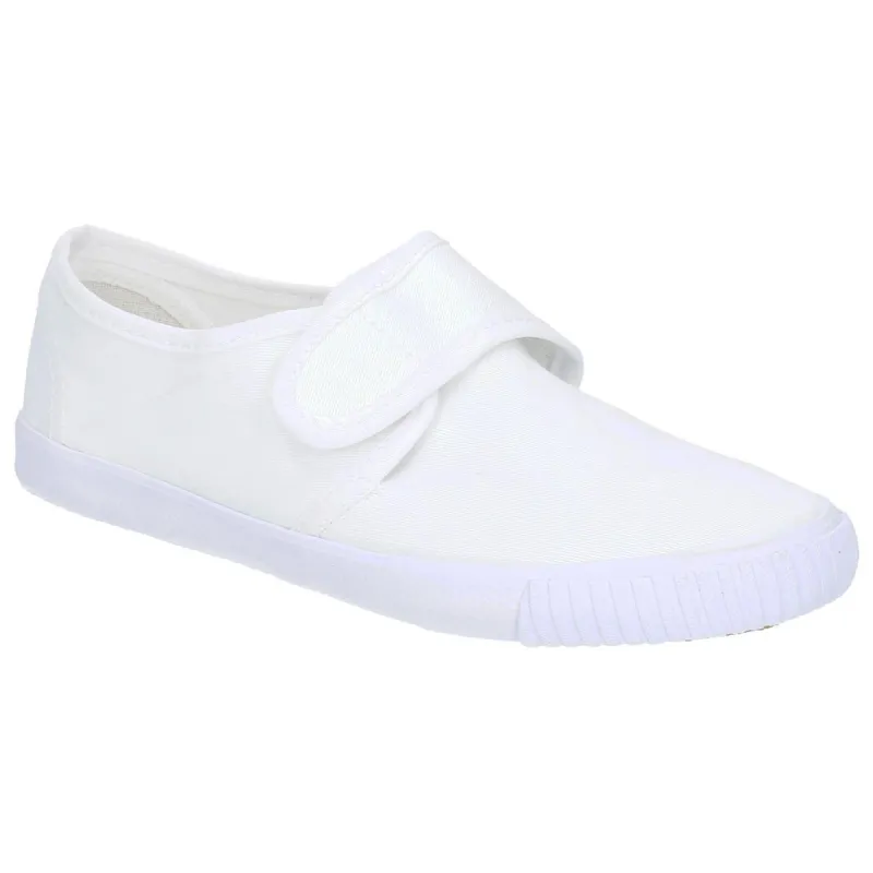 Mirak Plimsolls Touch Fastening White (childrens)