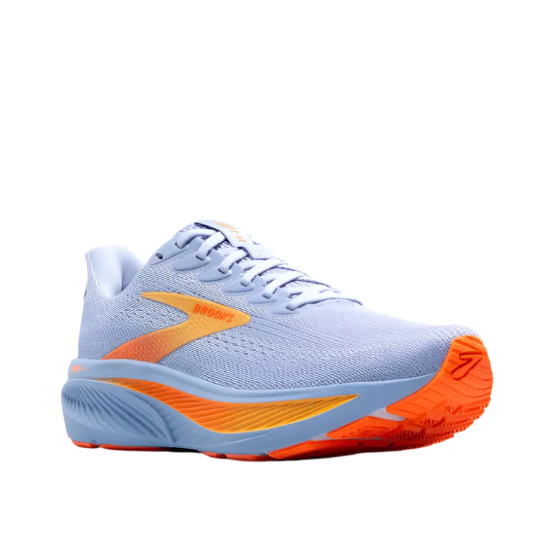 Brooks Womens Trainer Ghost 17 Blue Heron/White/Orange