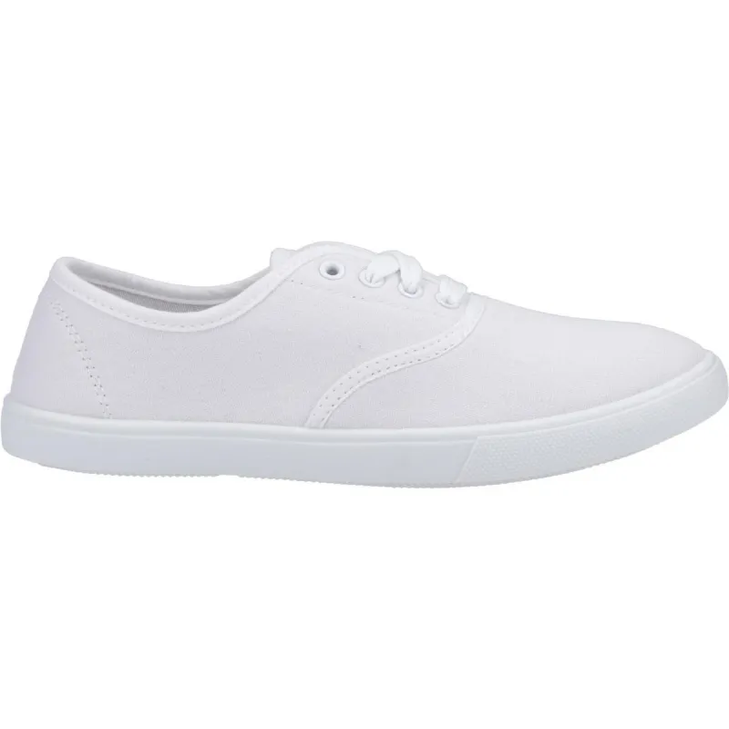 Mirak Plimsolls Lace Up White (kids)