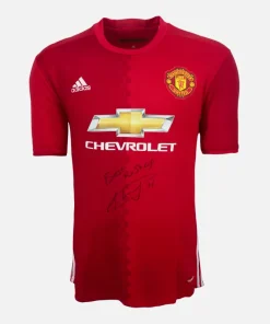 Jesse Lingard Signed Manchester United Shirt 2016-17 Home [Front]