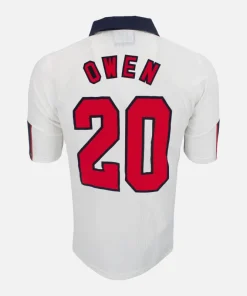 1997-99 England Home Shirt Owen 20 [Excellent] L