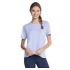 Skechers Womens Tee Go Dri Swift Lavender/Light Pink