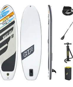 HYDRO FORCE WHITE 10FT PADDLE BOARD SUP SET
