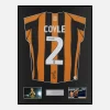 Framed Lewie Coyle Signed Hull City Shirt Home 2024-25 [Classic]