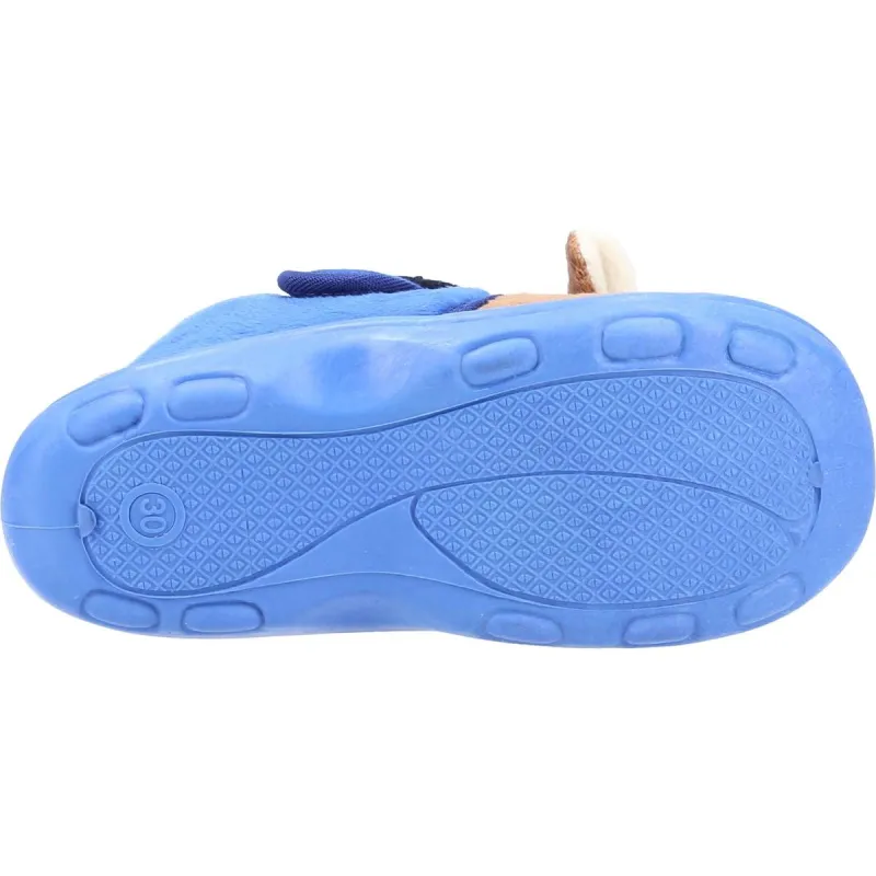 Mirak Bungle Touch Fastening Bootie Slipper Blue - Image 2