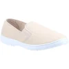 Mirak Tommy Canvas Slip On Shoe Beige