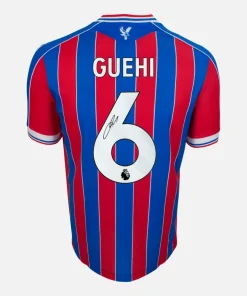 Marc Guehi Signed Crystal Palace Shirt 2025-26 Home [6]