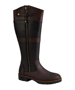 Dubarry Womens Boot Roundstone Black/Brown