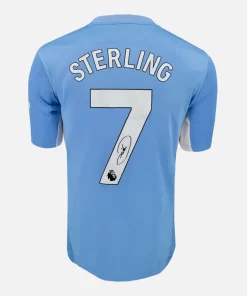 Raheem Sterling Signed Manchester City Shirt 2021-22 Home [7]