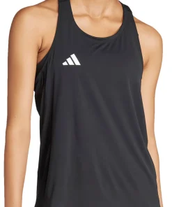 adidas Adizero Essentials Womens Running Vest Tank Top - Black