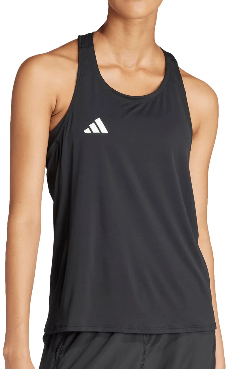 adidas Adizero Essentials Womens Running Vest Tank Top - Black