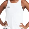 adidas Adizero Essentials Womens Running Vest Tank Top - White