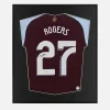 Framed Rogers Signed Shirt, Aston Villa Home [Lite]