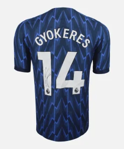 Viktor Gyokeres Signed Arsenal Shirt 2025-26 Away Authentic [14]