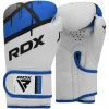 RDX JUNIOR BOXING GLOVE J7 WHITE/BLUE/BLACK 6OZ