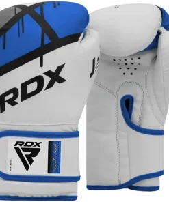 RDX JUNIOR BOXING GLOVE J7 WHITE/BLUE/BLACK 6OZ
