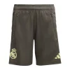 Adidas Real Madrid Kids Tiro 25 Competition Training Shorts Utility Grey