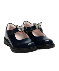 Lelli Kelly Girls School Shoe Delilah 3 Blue Patent