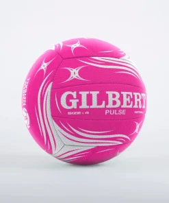 GILBERT MATCH PULSE NETBALL BALL PINK/WHITE SIZE 5