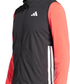 adidas Adizero Mens Running Gilet - Black