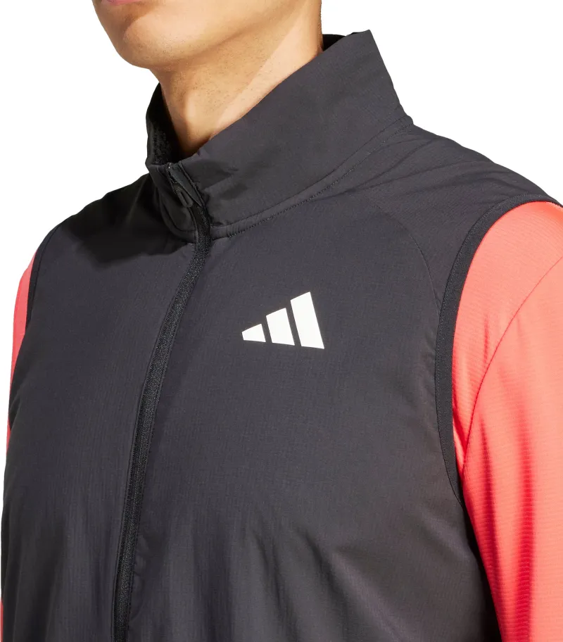 adidas Adizero Mens Running Gilet - Black - Image 3