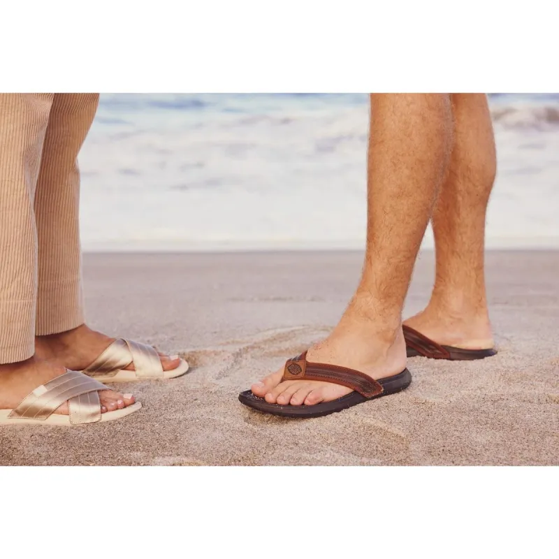 HEYDUDE Christi Slide Distressed Sandal Metallic - Image 3