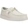HEYDUDE Wally Canvas Shoe Stone White