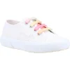 Superga 2750 Shaded Lace Trainer White/Candy Multicolour