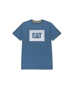 Caterpillar Graphic Tee Coronet Blue