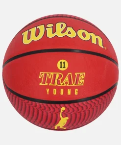 Trae Young NBA Wilson Basketball Atlanta Hawks [Red]