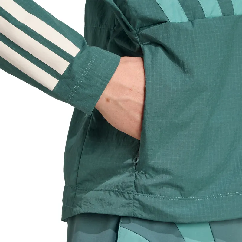 adidas Adizero Archive Womens Running Jacket - Green - Image 3