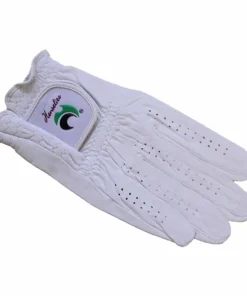 HENSELITE MENS LEATHER BOWLS GLOVE RIGHT HAND WHITE